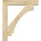 Ekena Millwork Imperial Block Rough Sawn Bracket w/ Offset Brace, Douglas Fir, 6"W x 30"D x 34"H BKT0604X30X34IMP05RDF - alternate 2